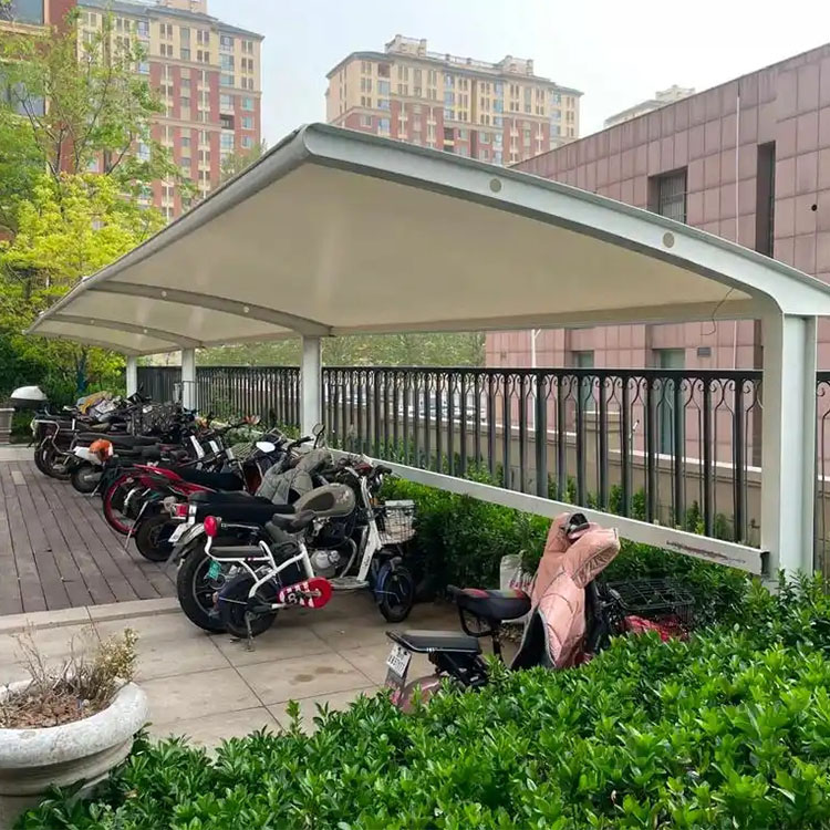 贵阳膜结构电动车棚